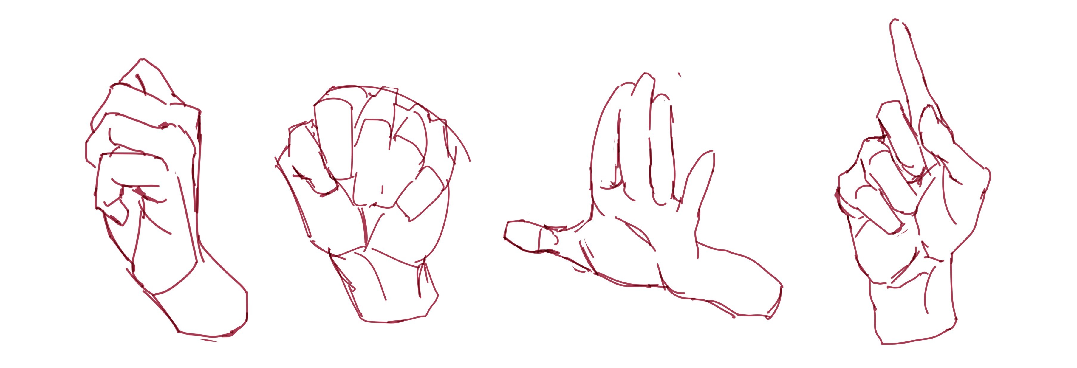 hand gestures drawing