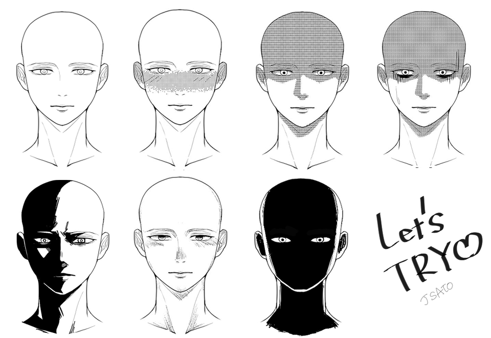 Drawing Cartoon Like Facial Expressions With Monochrome Illustrations For Beginners By Sato Jukusui Clip Studio Tips