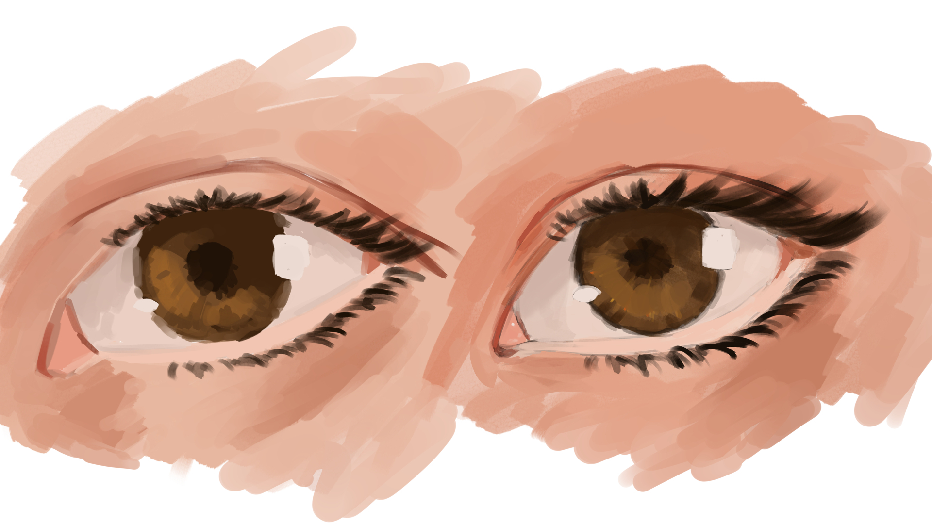 Tutorial of drawing human eye. Eye in anime style. female eyelashes