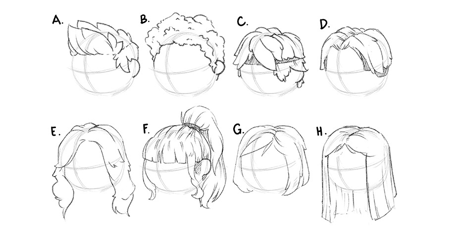 For Beginners】Illustrating Chibi-Character Faces!【Tips on drawing eyes and  hairs too!】