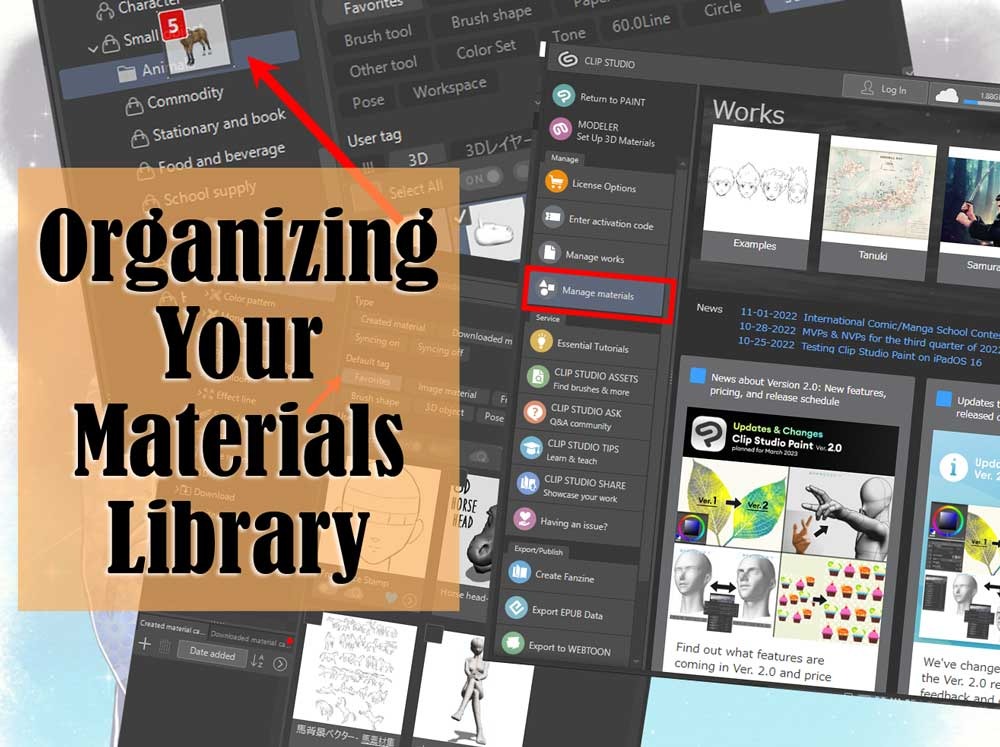 Organizing Your Materials Library by LizStaley - Make better art 