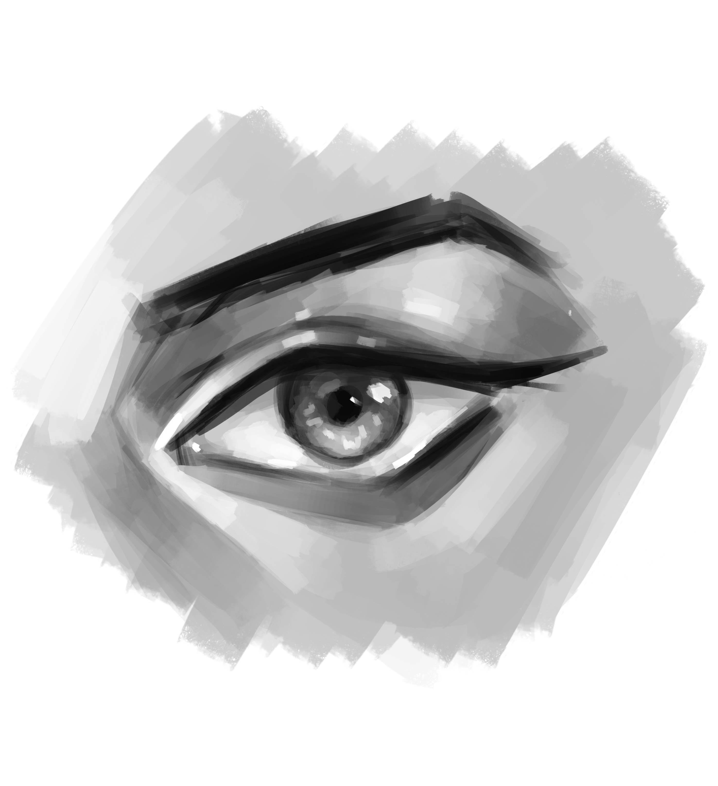 How To Draw Semi Realistic Eyes With Oil Watercolor Style By Akylha Clip Studio Tips