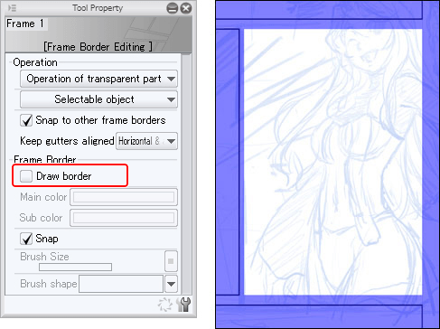 How to make a basic frame border 3 [Manga borders/frames #3] by ...