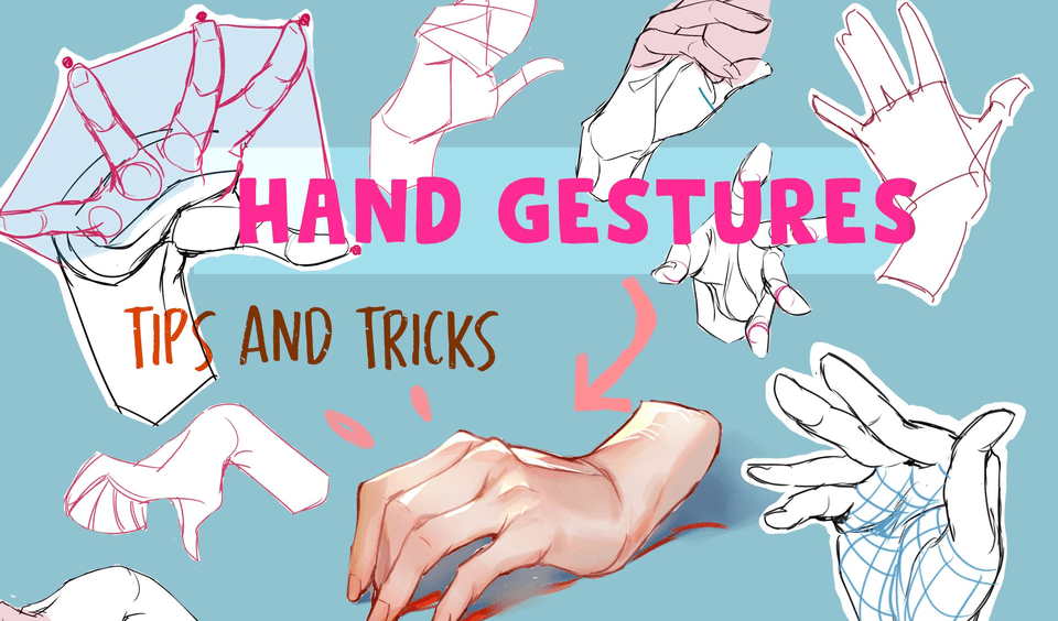 Anatomie Zeichnen von Leriisa“ #1: Handgesten und Vereinfachung der Hand! -  Tipps und Tricks fürs Malen und Zeichnen