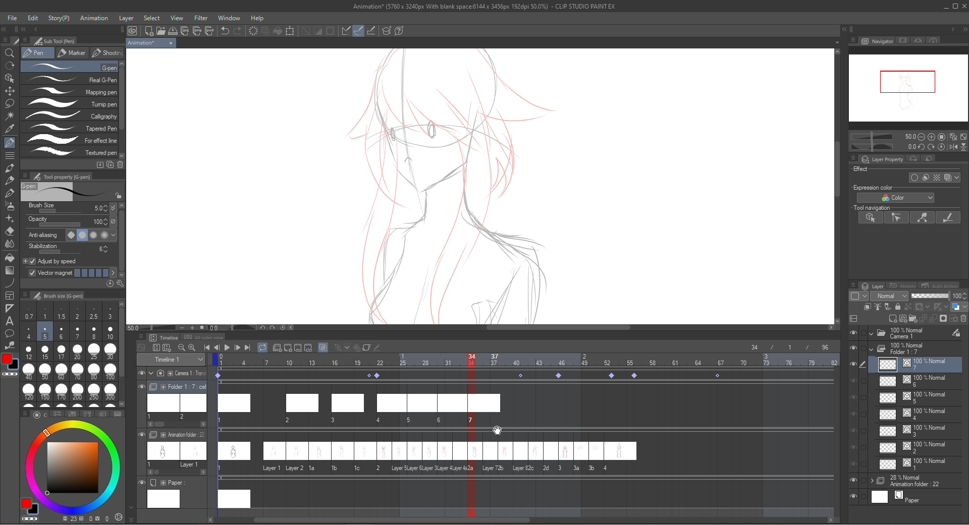 アニメーションの線画 By Miakia Clip Studio Tips