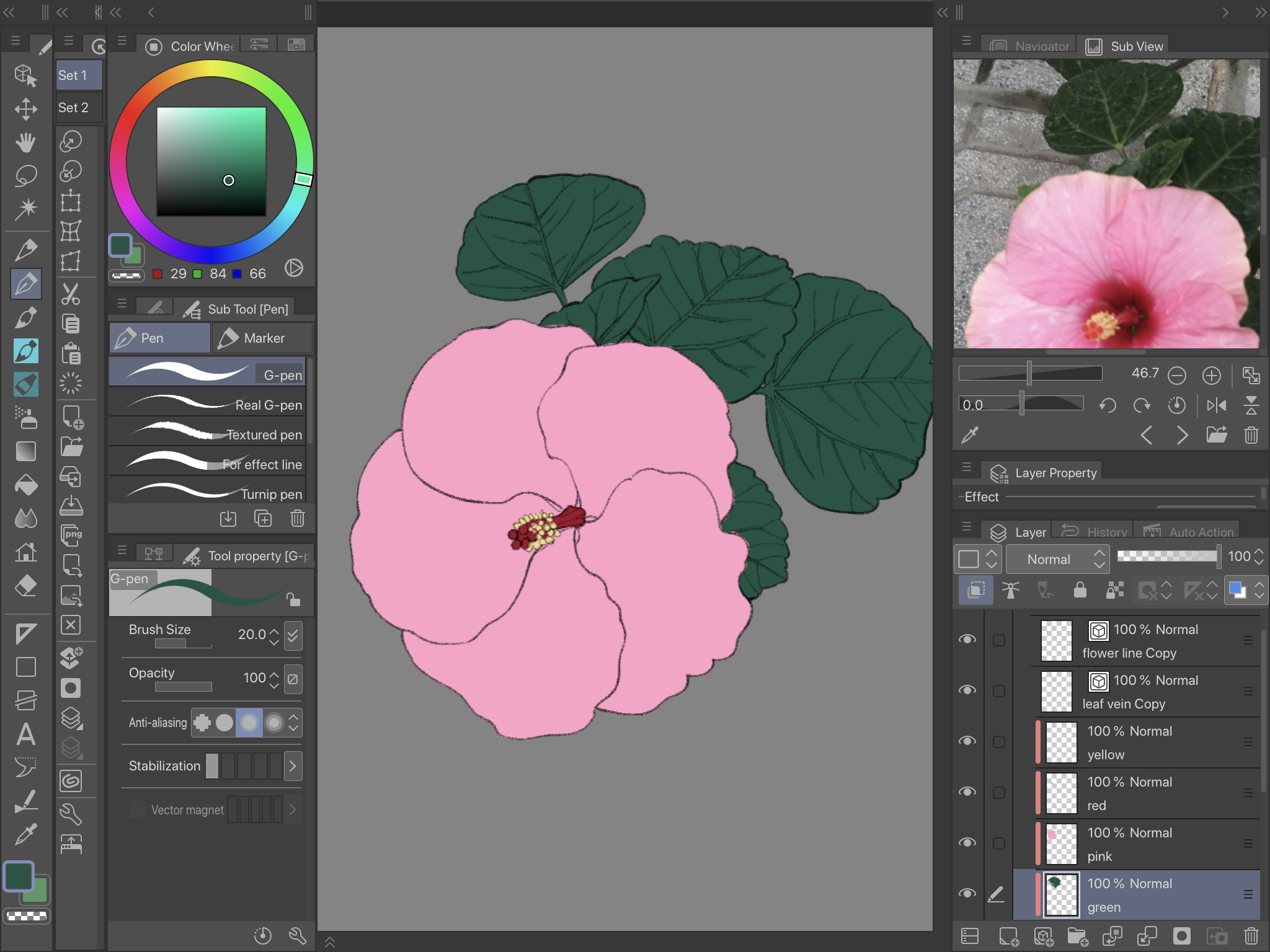 写真から花を描く方法 By Meomeongungu Clip Studio Tips