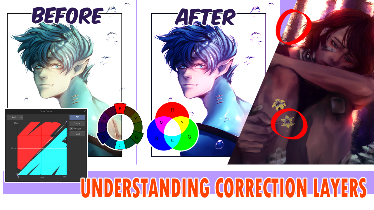 Understanding 9 correction layers + a speedpaint! by AishsWhiz - Make  better art | CLIP STUDIO TIPS