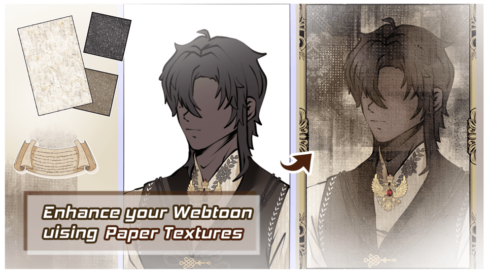 How to enhance your Webtoon using Paper Textures “Tips & Tricks for ...
