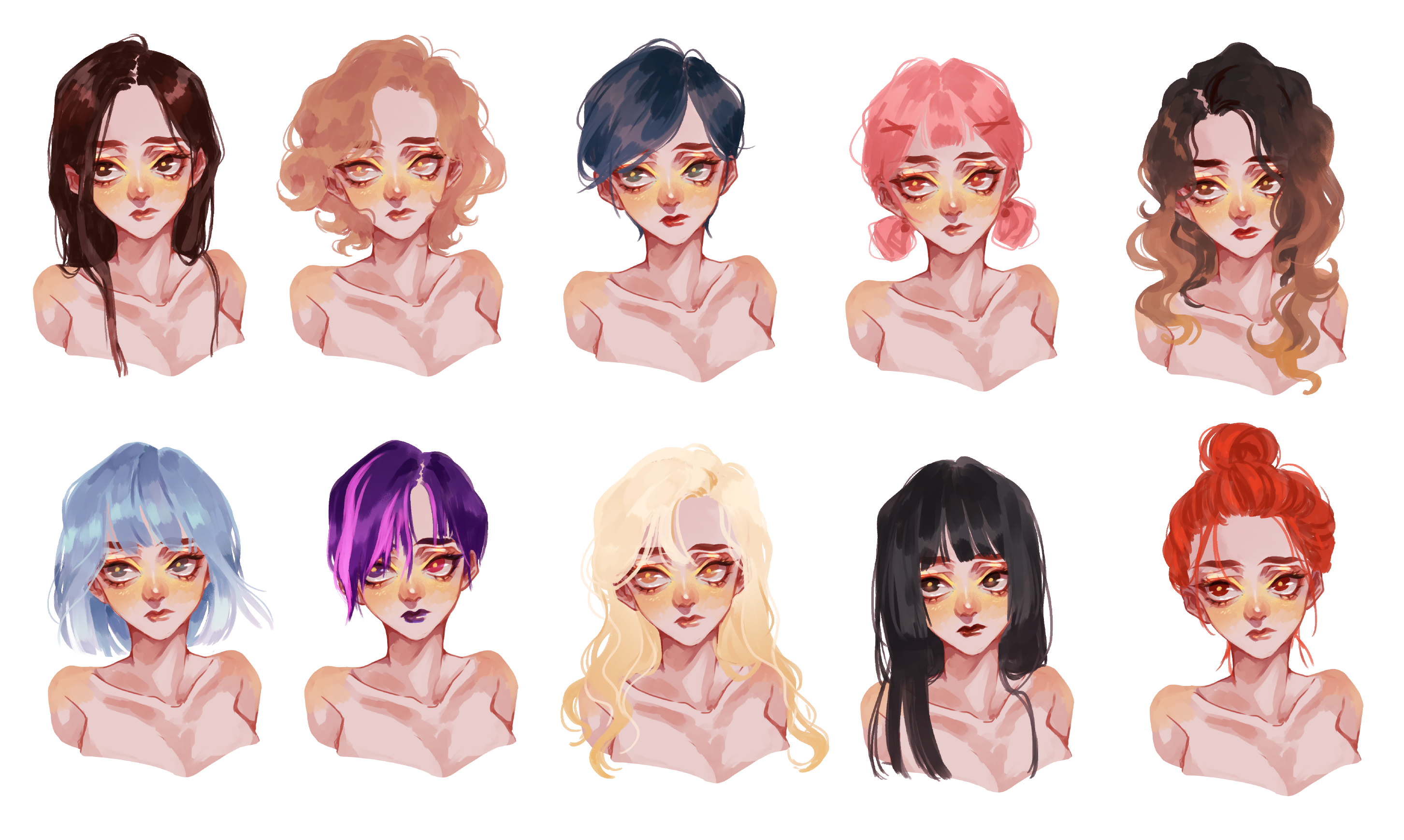 All About Hair Create A Suitable Hairstyle For Your Oc