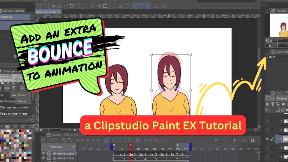 Add Extra Bounce to Animation by Gigi85 - Make better art | CLIP STUDIO ...