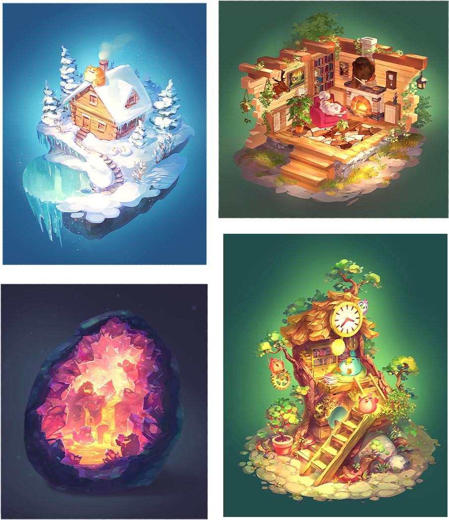 Pocket Worlds🌍Create Immersive DIORAMA ILLUSTRATIONS Easily