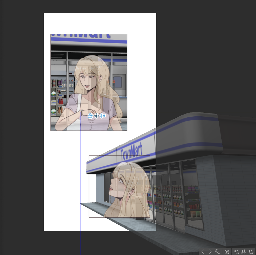 如何將3D 材料變成漂亮的Webtoon 背景「網展101 #1」 by sooms - CLIP 