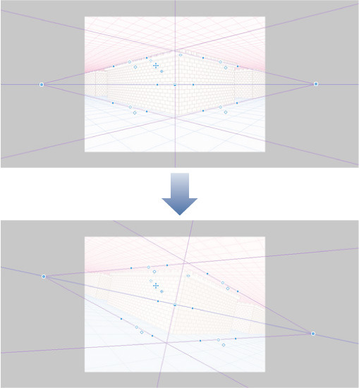 パース描写 2点透視で建造物を描く 定規 パース定規 8 By Clipstudioofficial Clip Studio Tips