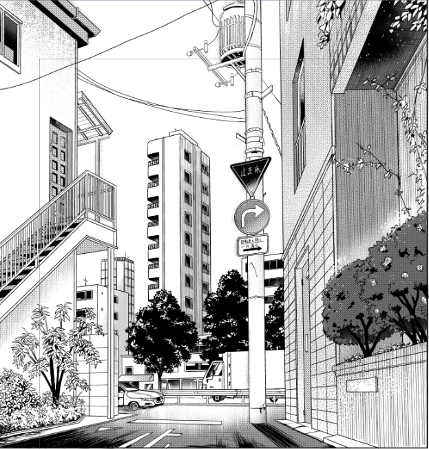 Intro & Thumbnail “How to draw manga styled urban backgrounds from ...