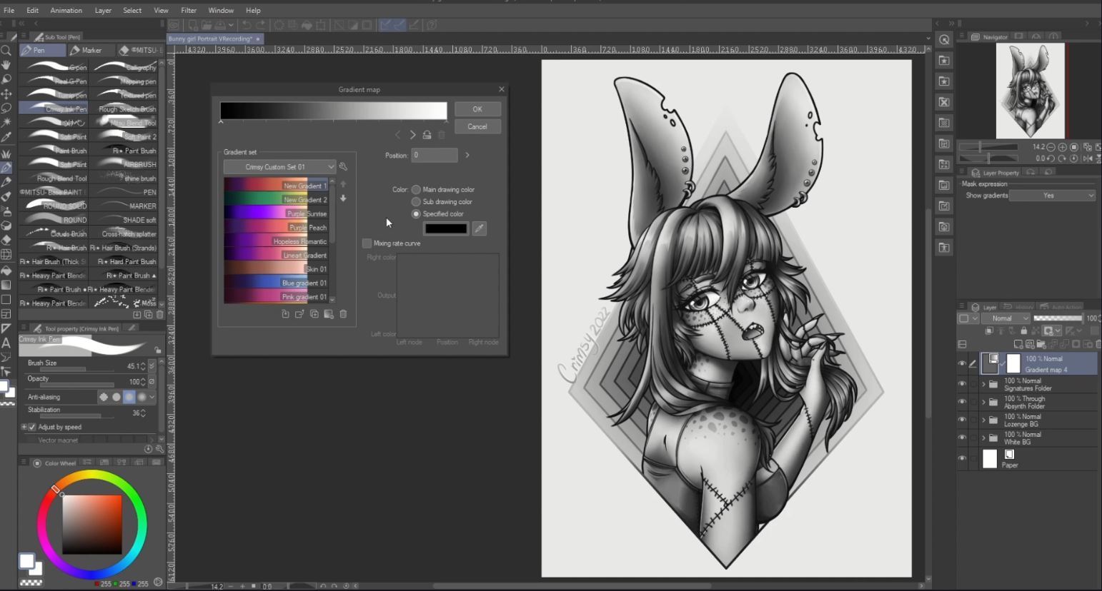 Crear Una Mascara En After Effects Cómo dominar la coloración con mapas de degradado! "Clip Studio Paint  Tutorials 9" por CrimsyCreates - CLIP STUDIO TIPS