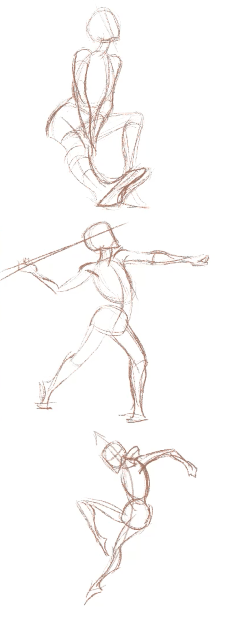 Figure Drawing Exercise: 5 minute Poses 