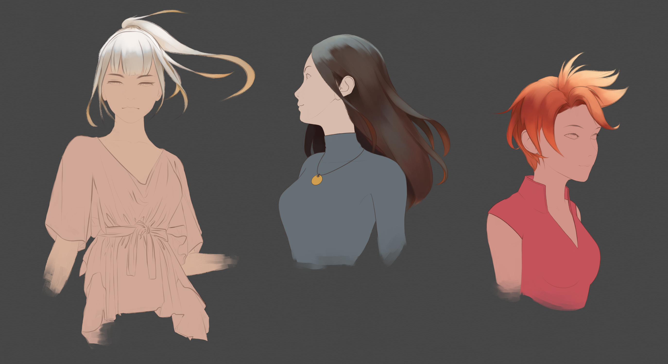 How I Color/Render Hair 