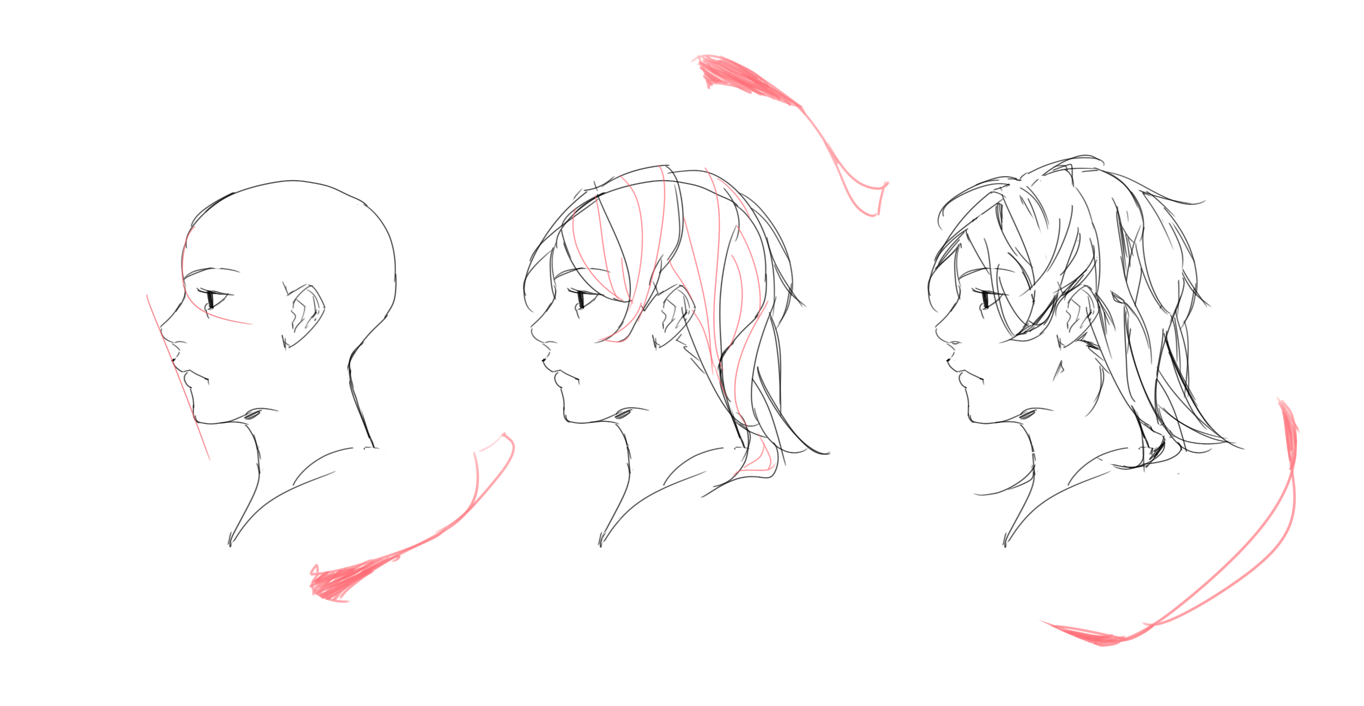 How To Draw A Manga / Anime Styled Portrait: Male Edition, Thumin