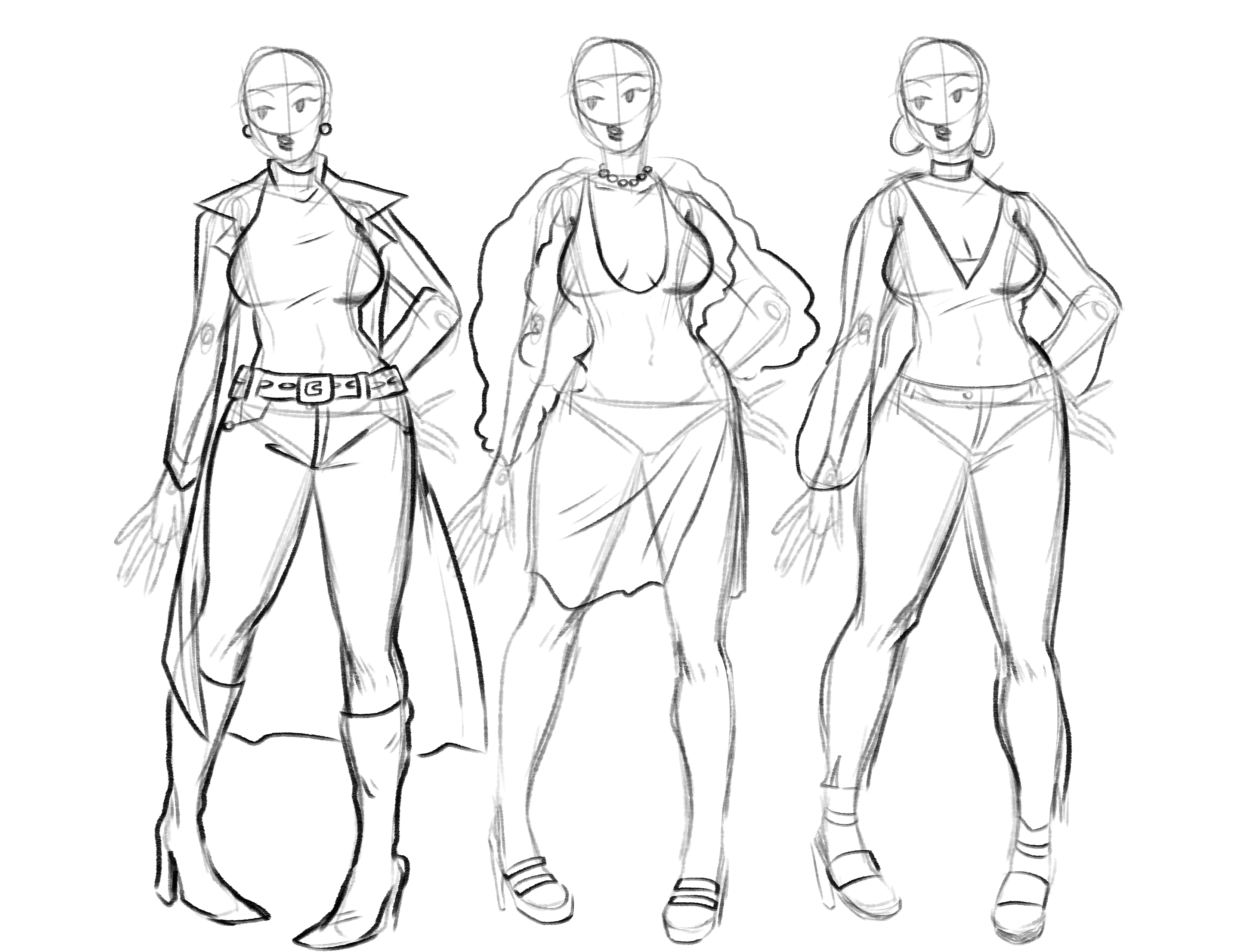 Drawing outfits shop for characters