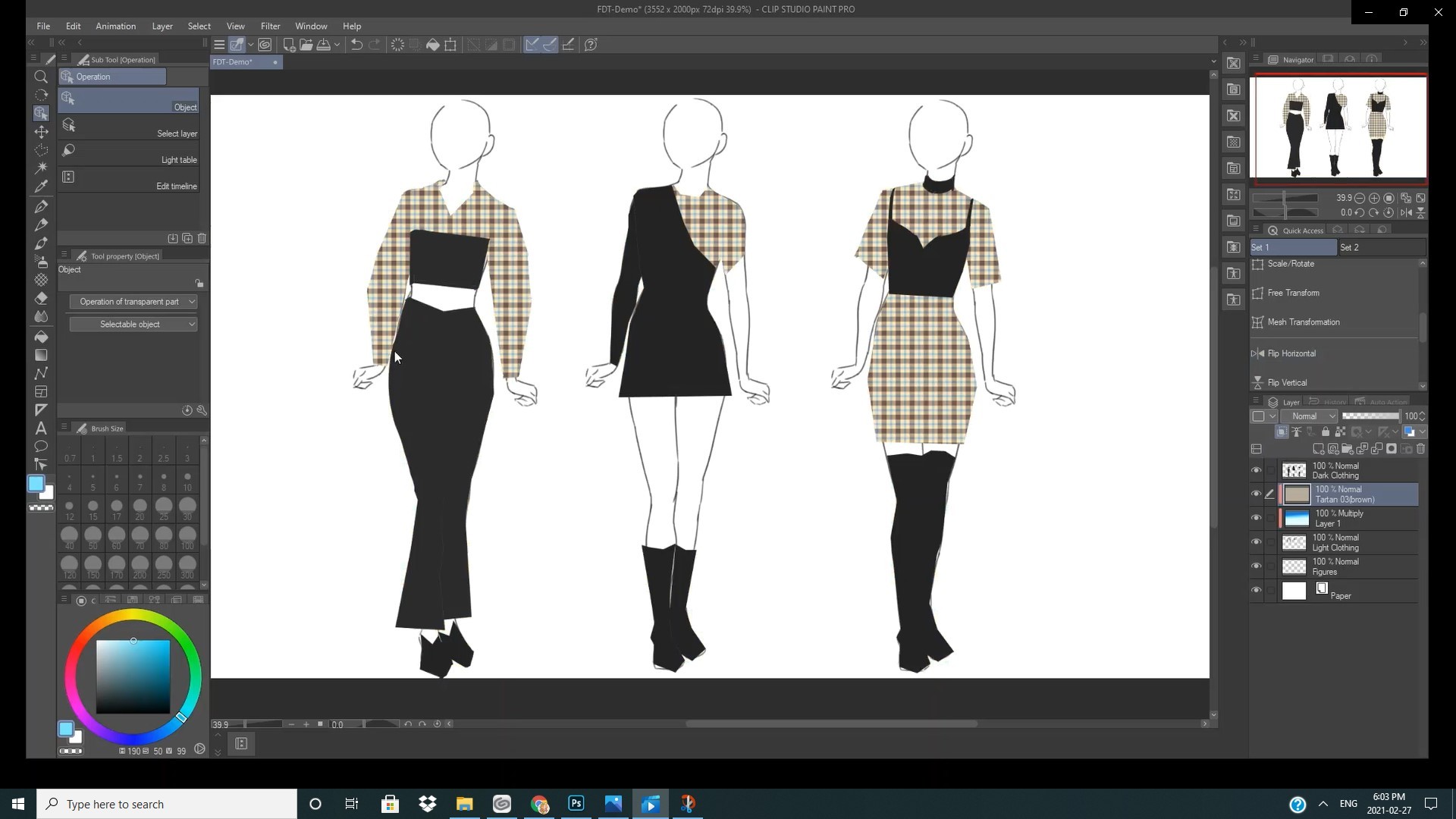 white christmas dresses Ashe Design | Photoshop Brush Set main image 0