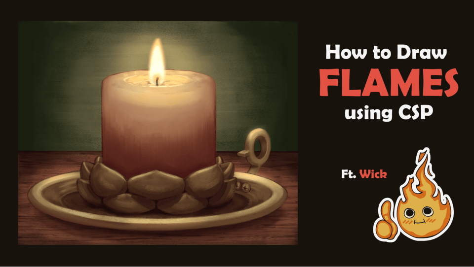 How to Draw Flames by 9thlevel - Make better art | CLIP STUDIO TIPS