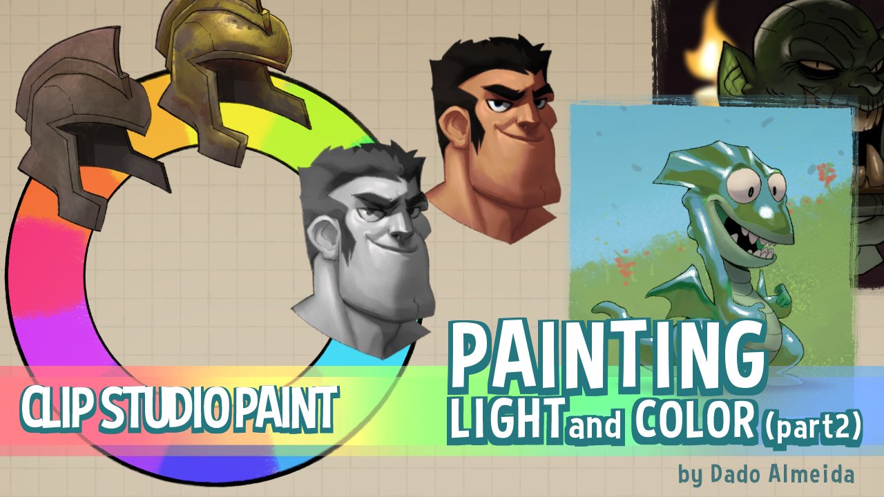 Painting Light And Color In Clip Studio Paint Part 2 Painting Light And Color In Clip Studio Paint 2 By Dadoalmeida Clip Studio Tips