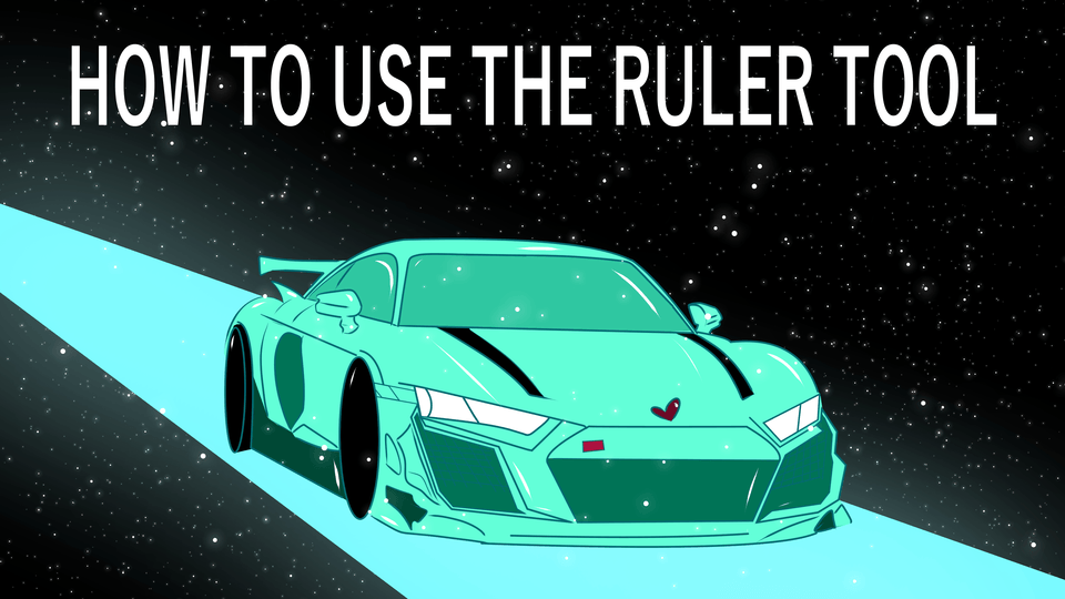HOW TO USE THE RULER TOOL!! (BEGINNER) by M798 Make better art CLIP