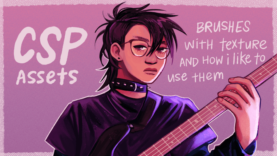 CSP ASSETS ☆ Brushes with Texture by panstarry Make better art CLIP