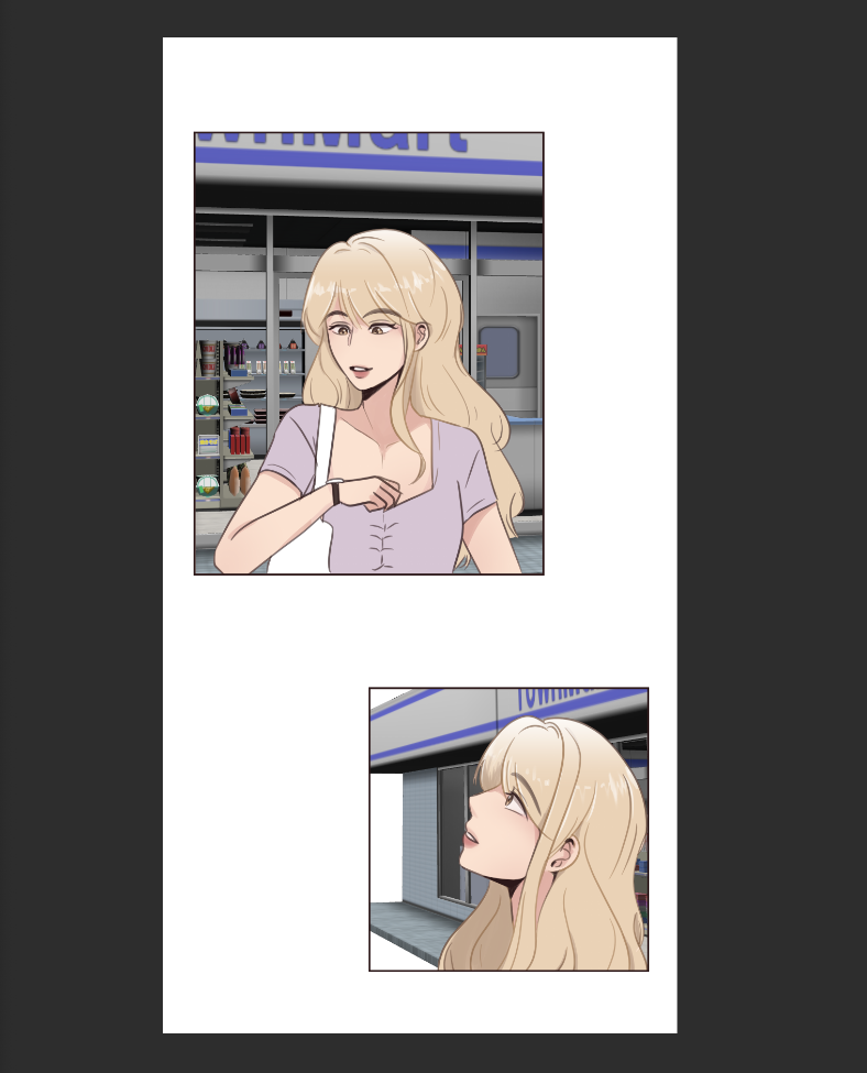 如何將3D 材料變成漂亮的Webtoon 背景「網展101 #1」 by sooms - CLIP 