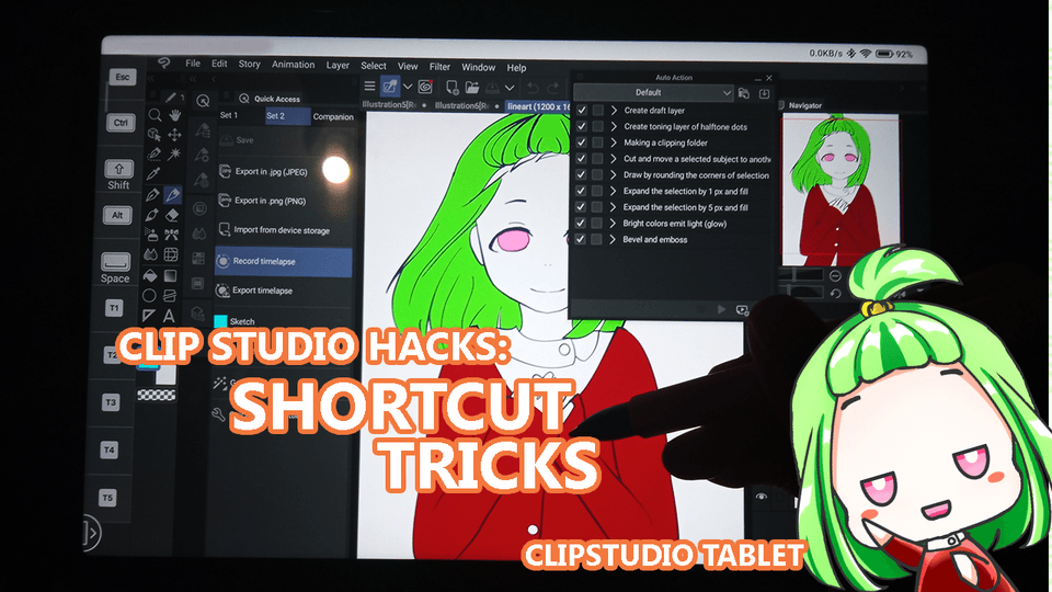 시리즈 "Clipstudio의 시간 절약 도구" by KouMarL의 TIPS 목록 그림 그리는 요령 CLIP