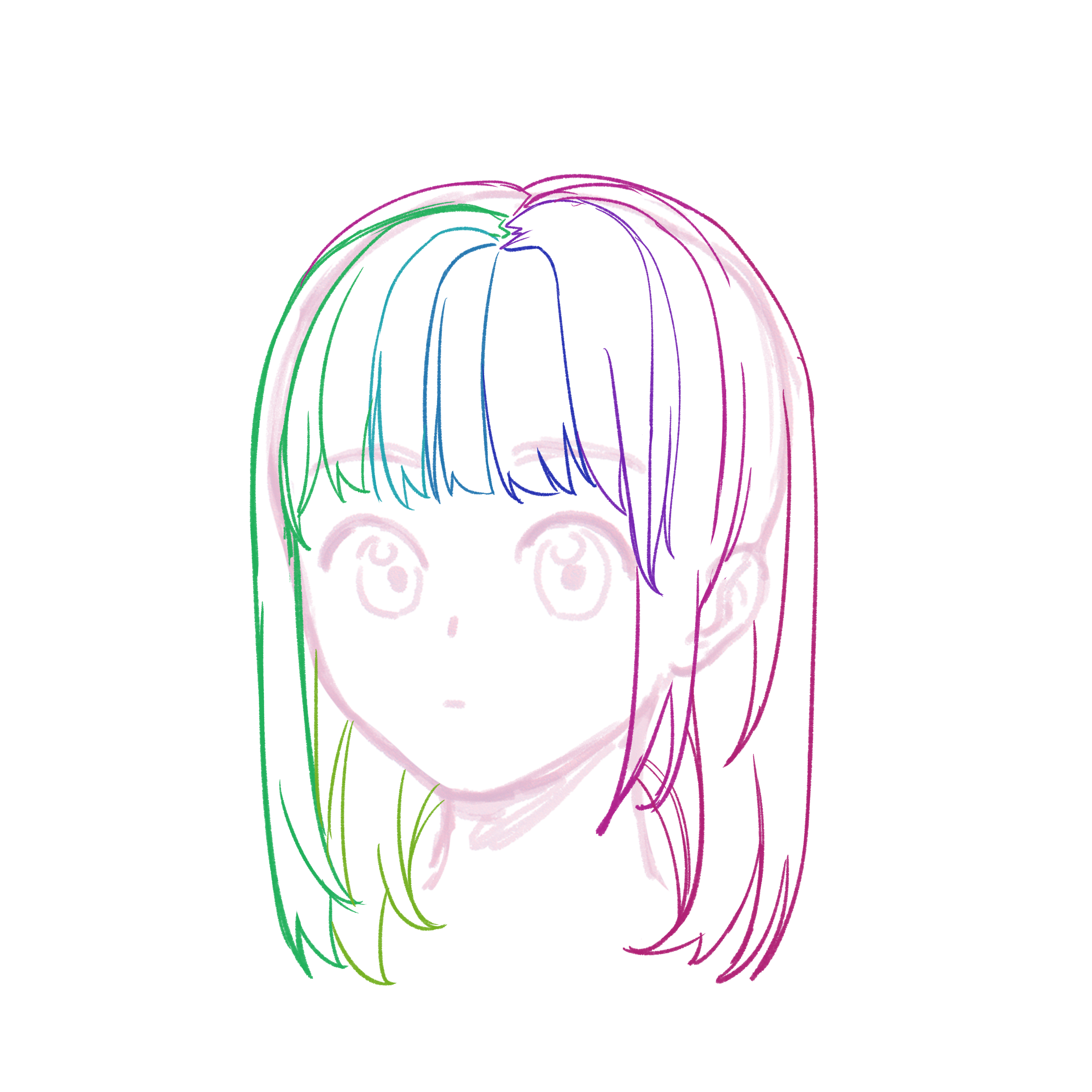 Featured image of post How To Draw Bangs Easy