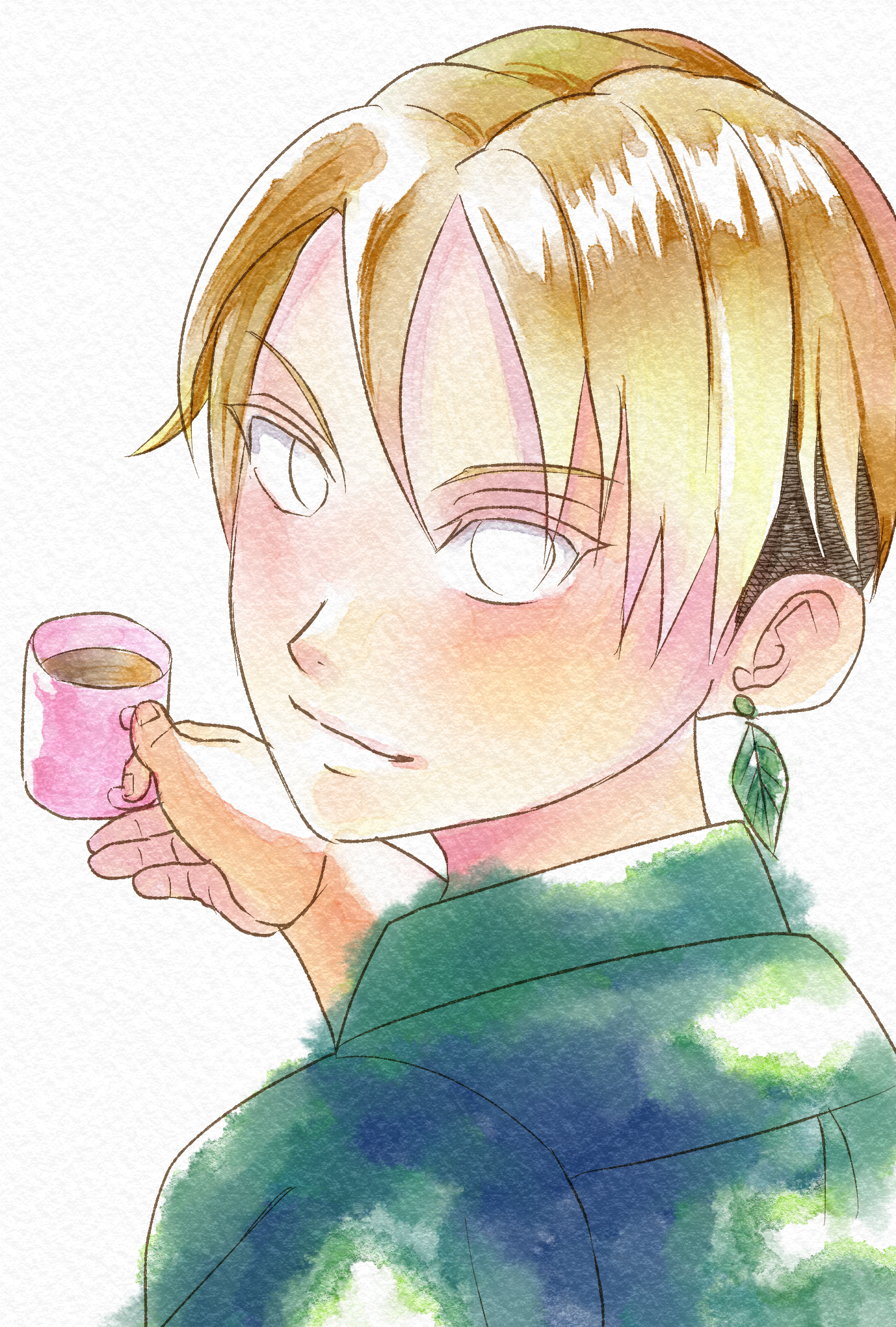 Analog Watercolor Style Painting “水彩風イラスト #1” by SABASTY
