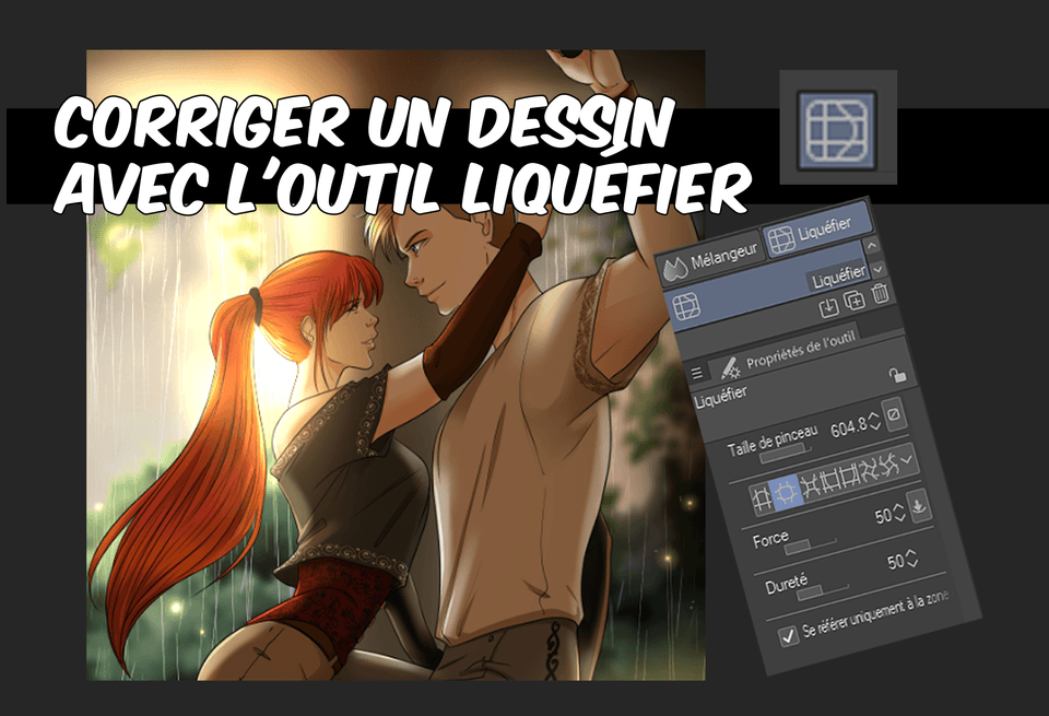 The Liquify correction tool “Basic tools 1” by CyannPrue Make better art CLIP STUDIO TIPS