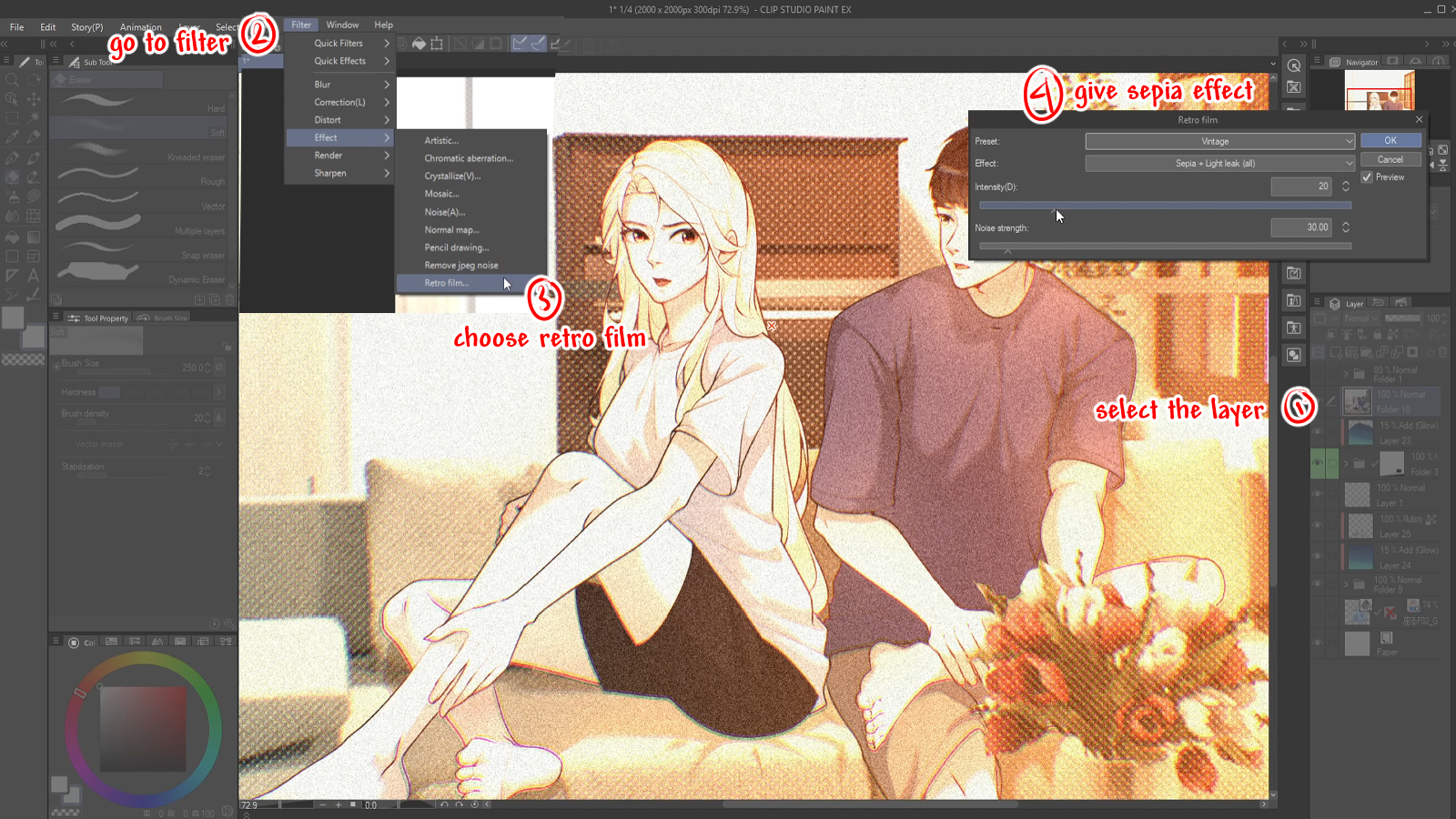 웹툰 장면을 더욱 멋지게 만드는 7가지 필터 by O_kids - 그림 그리는 요령 | CLIP STUDIO TIPS