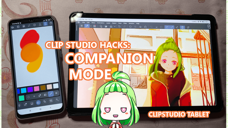 Clip Studio Hacks Companion Mode Clip Studio Tablet “Timesaving