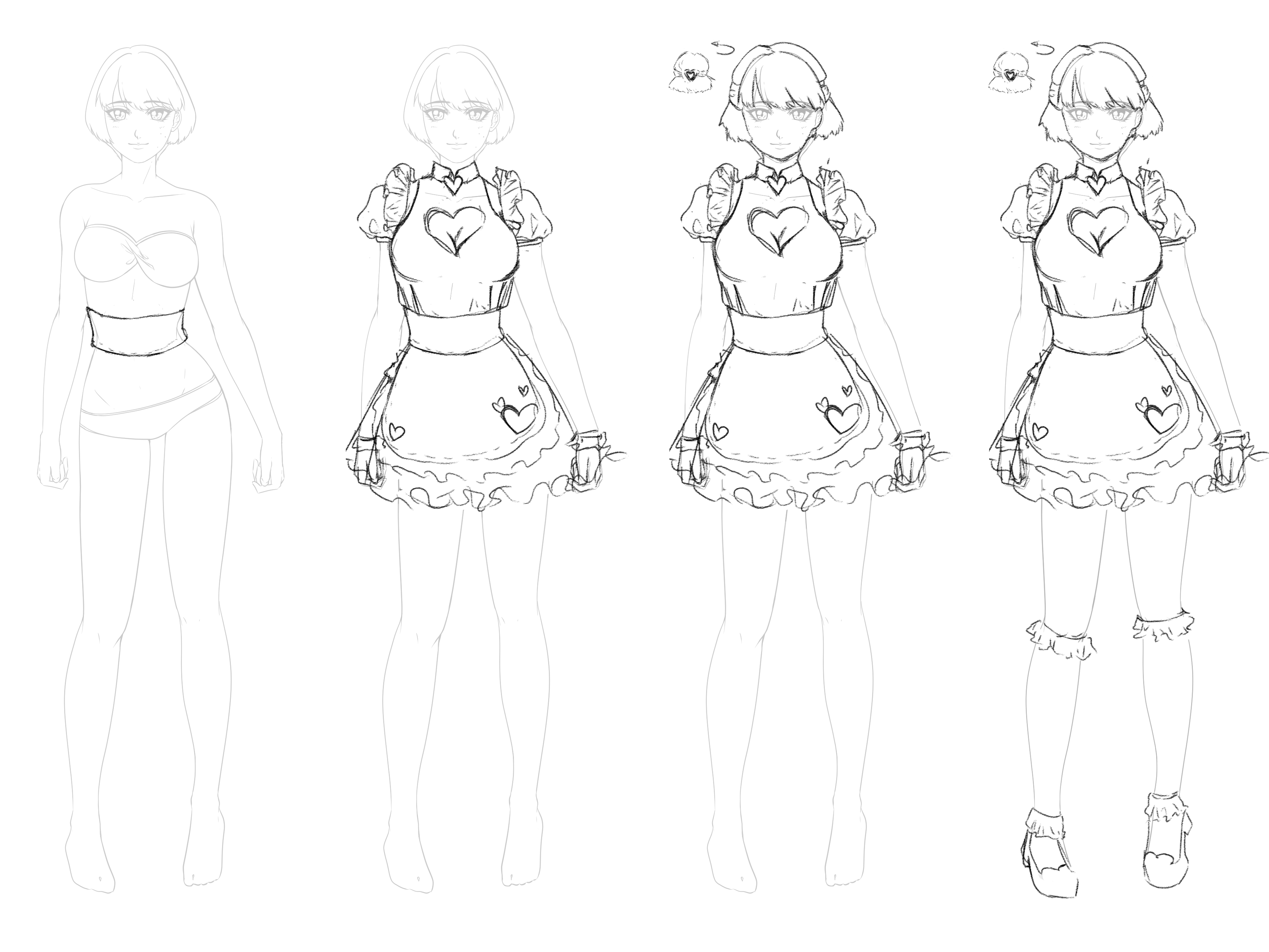 メイド服の描き方 By Ecao Clip Studio Tips