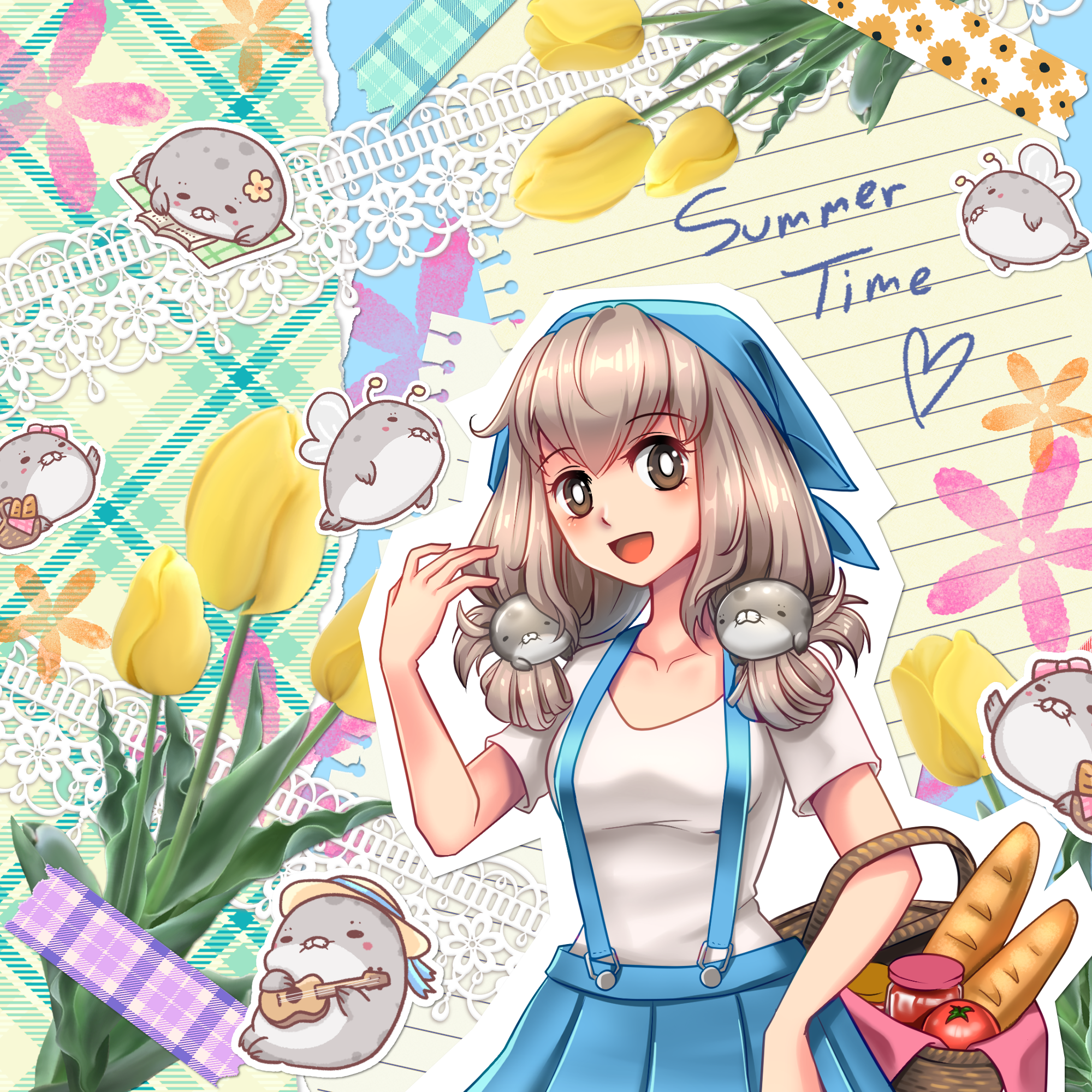 クリスタで手作り風コラージュアートを作ろう！ by viciaia - お絵かきのコツ | CLIP STUDIO TIPS