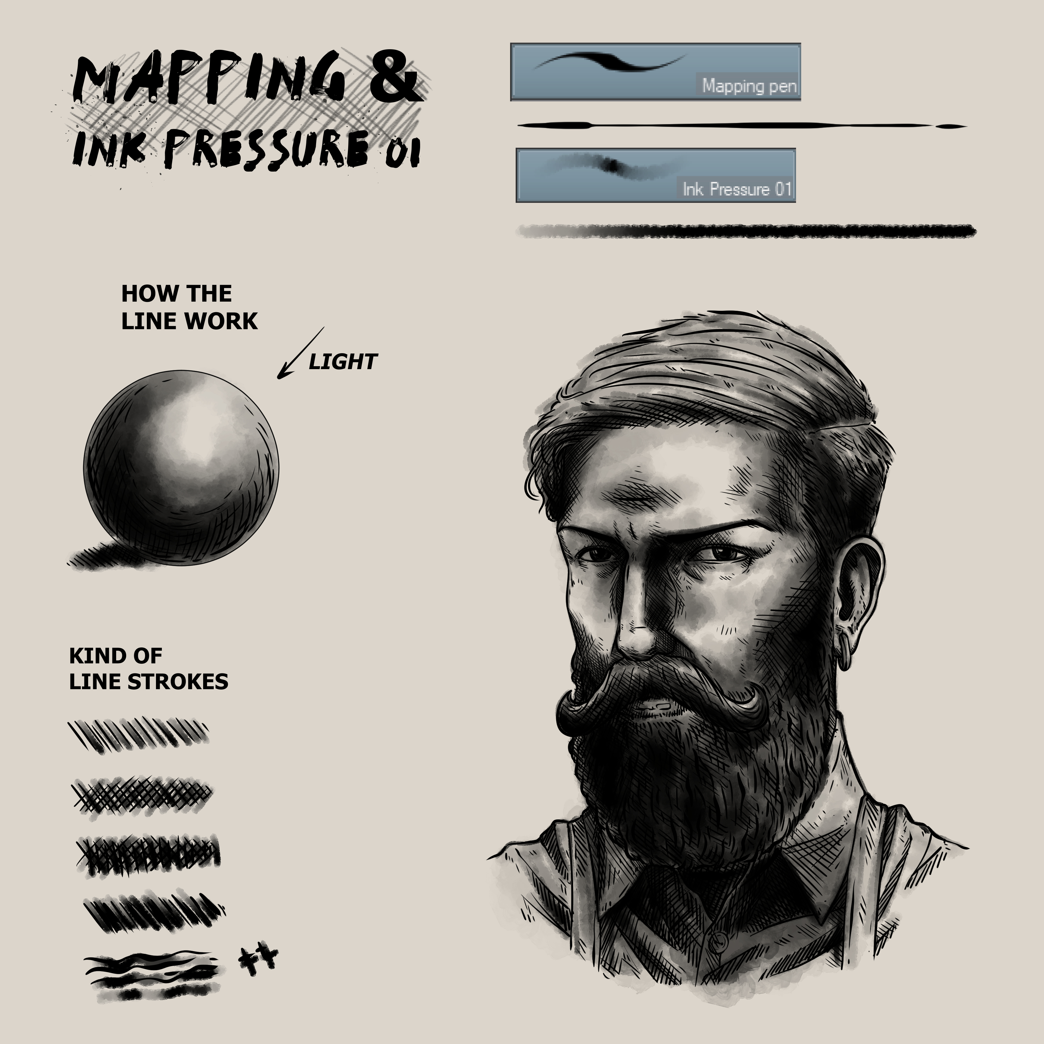 20 Manières De Peindre Avec La Ligne Seulement India Ink