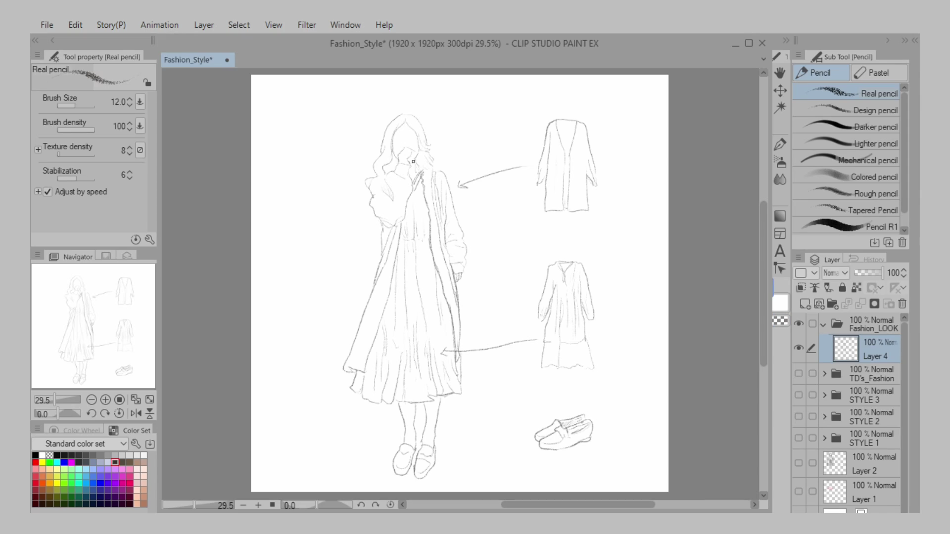 ファッションイラストレーション デザイン By Gracegit Clip Studio Tips