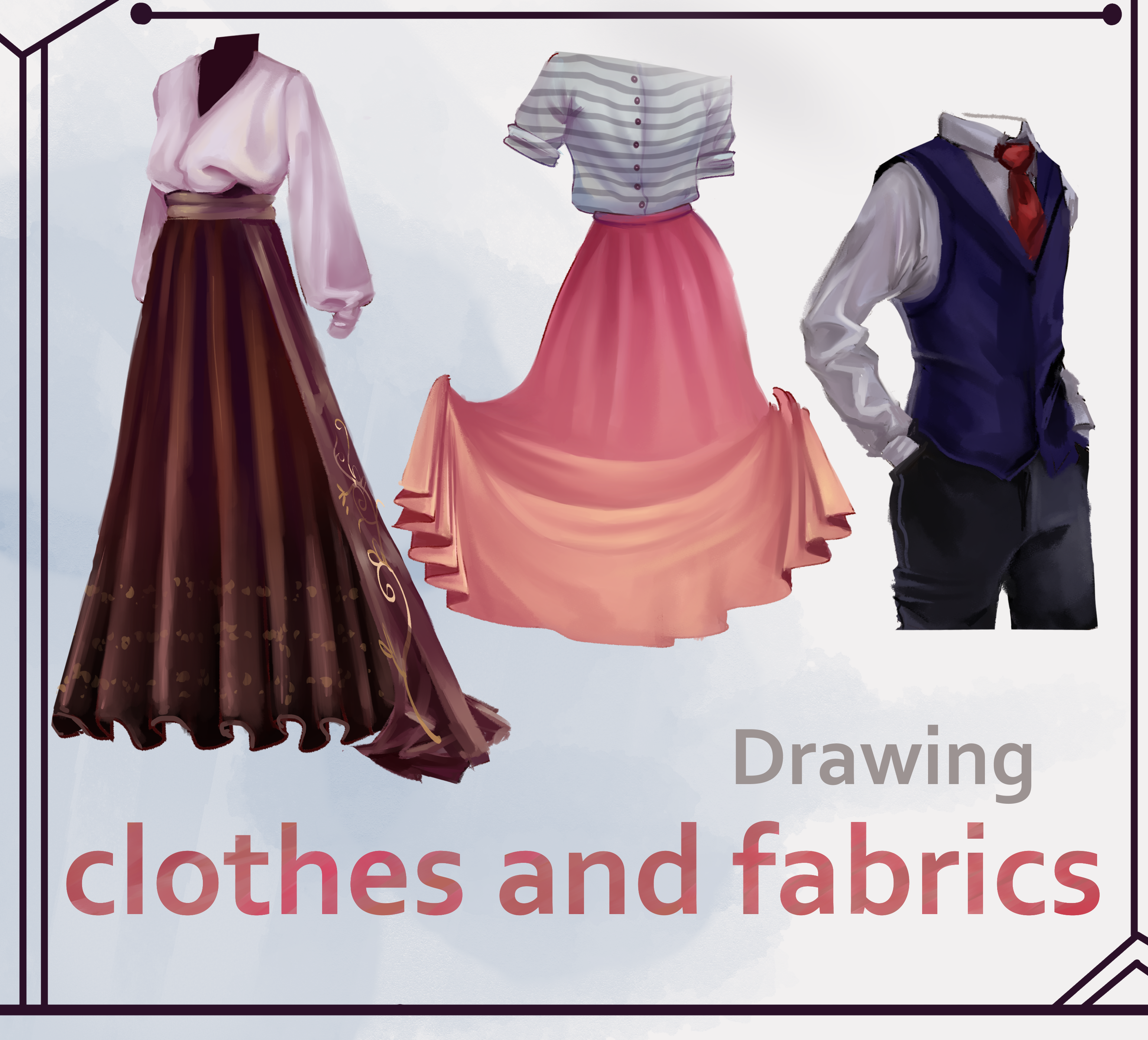 Drawing clothes and fabrics by jozlixart - Make better art