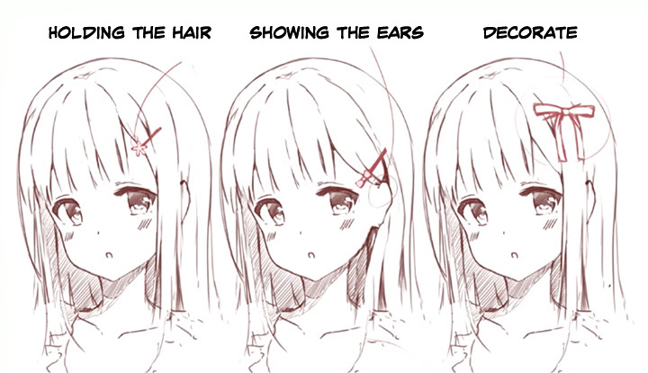 anime hair accessories