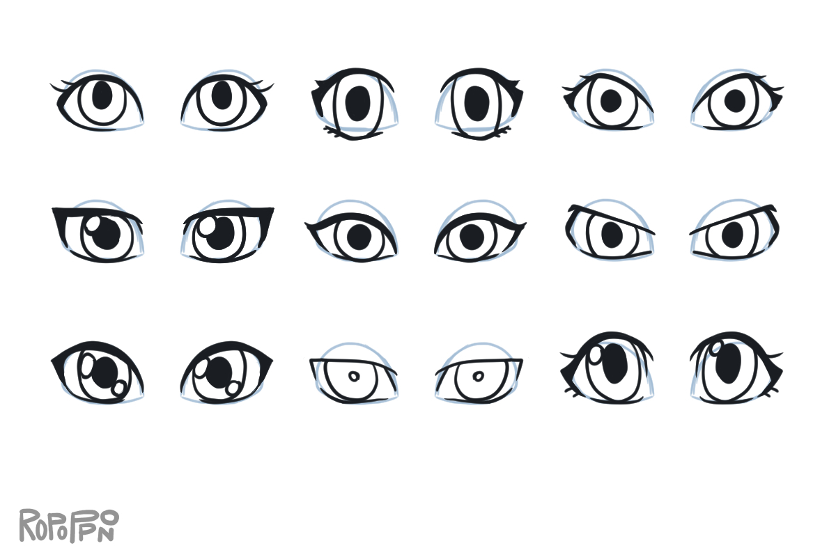 How To Draw A Chibi Eyes Credittemporary