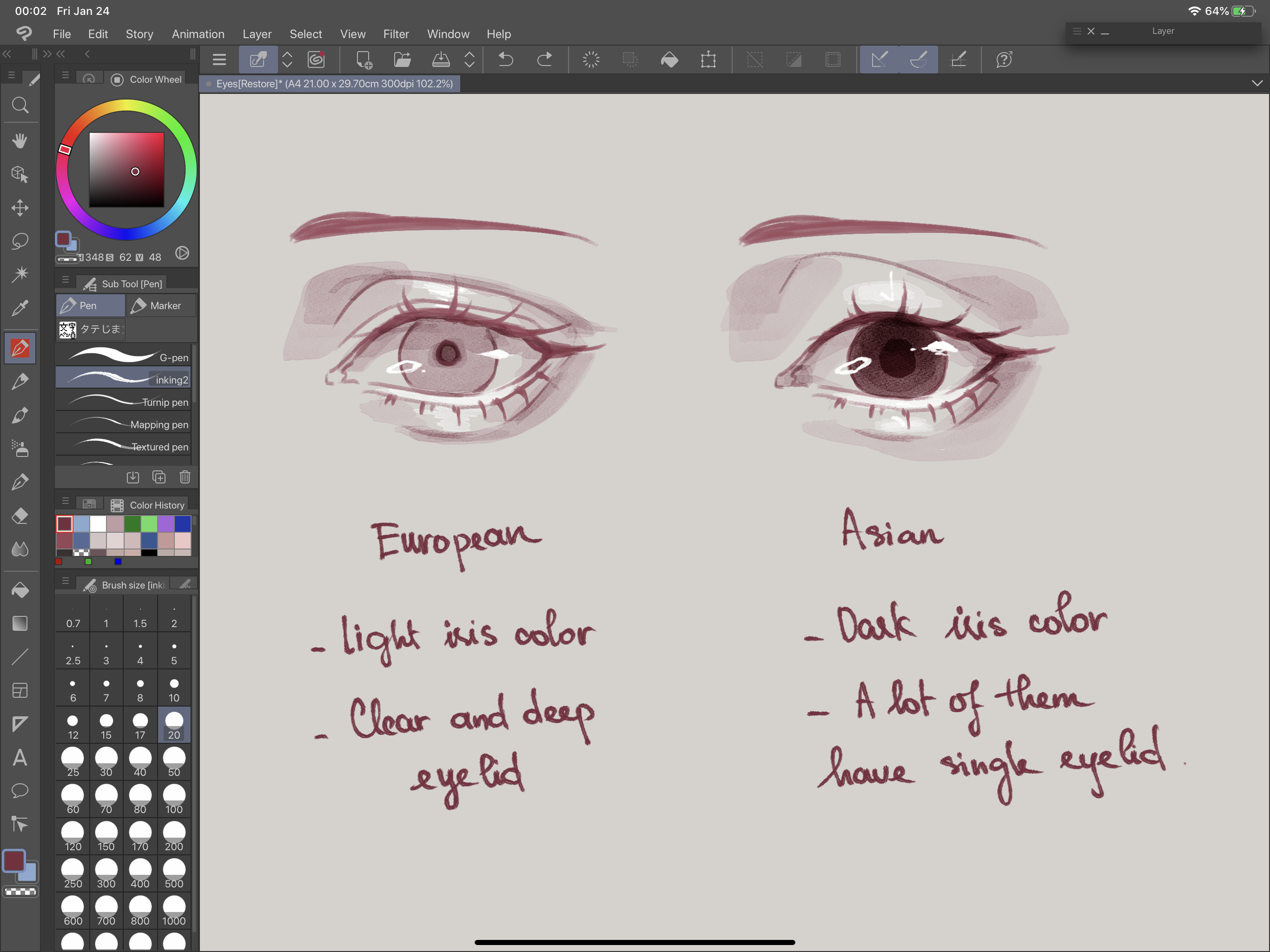 Pretty mines the red one  Anime eye drawing, Eye drawing, Eye art