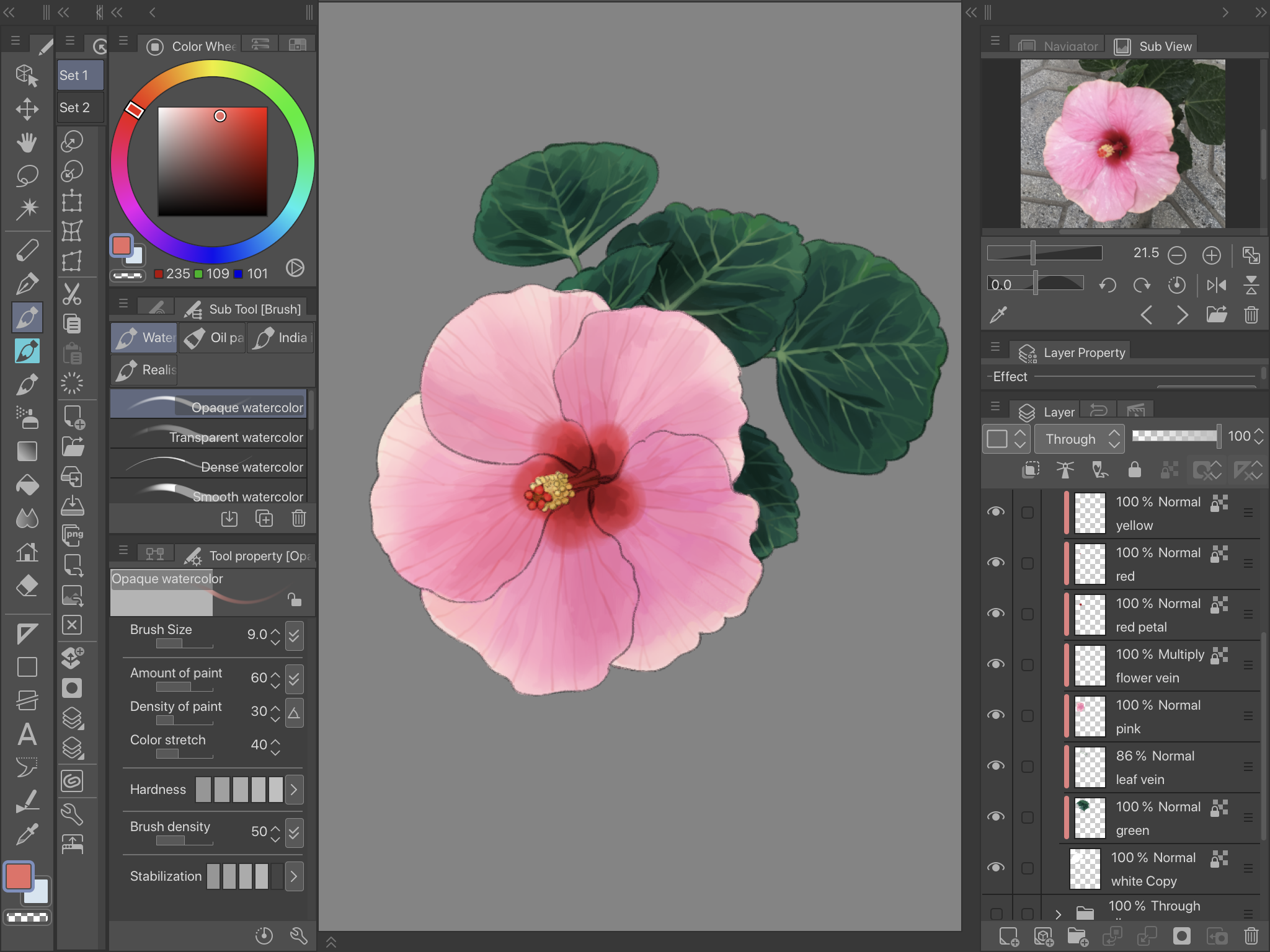 写真から花を描く方法 By Meomeongungu Clip Studio Tips