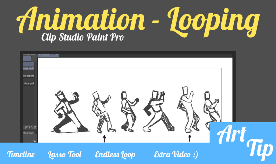 Animation - Looping by Rickysdrawer - Make better art | CLIP STUDIO TIPS