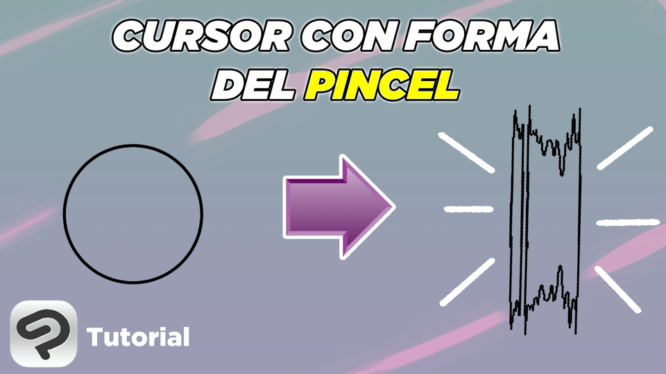 How to Change the cursor to the shape of our brush in CSP “Clip Studio