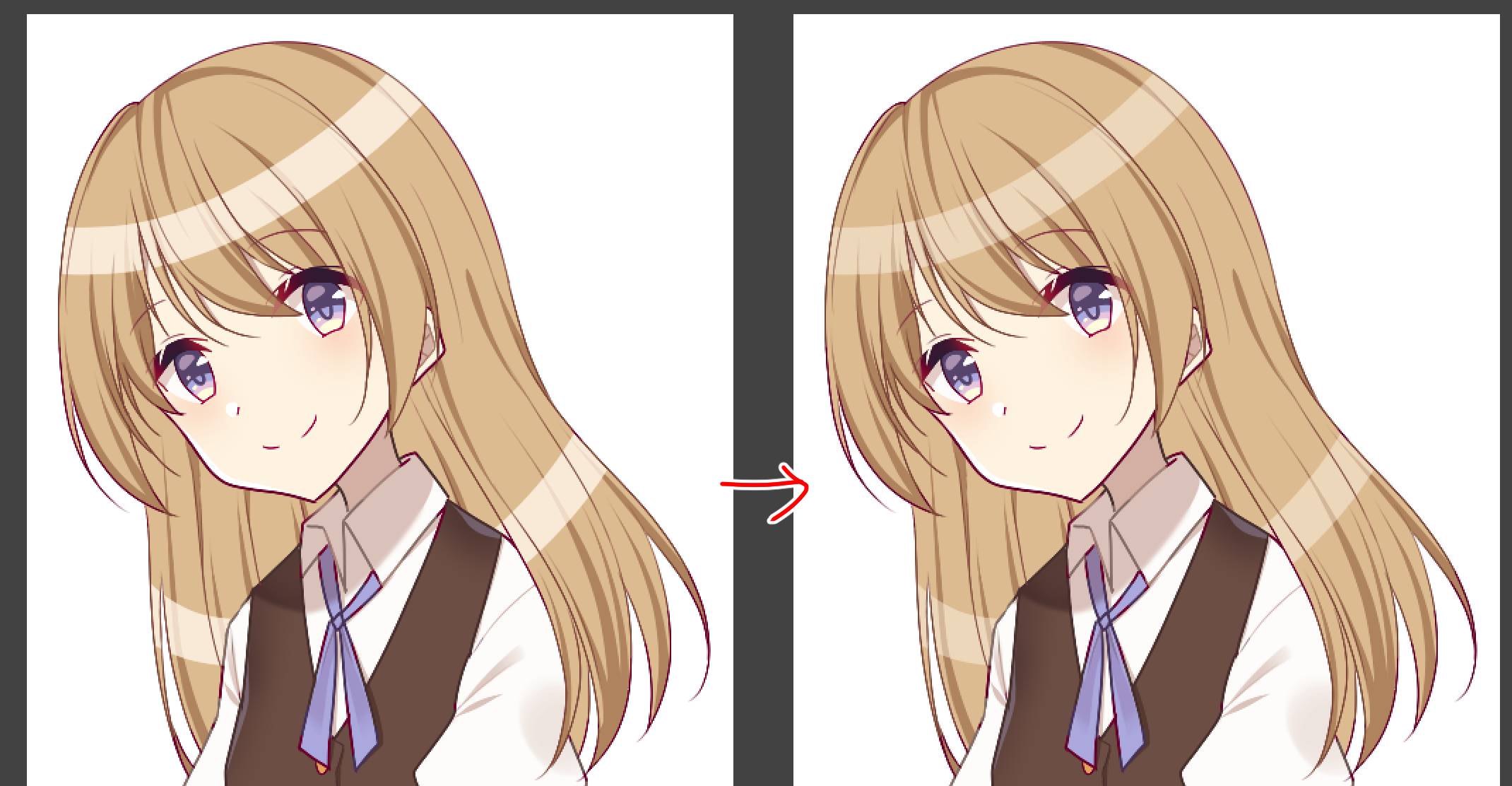 How To Apply Hair Using The Layer Effect 髪の塗り方 3 By Kawashita Clip Studio Tips