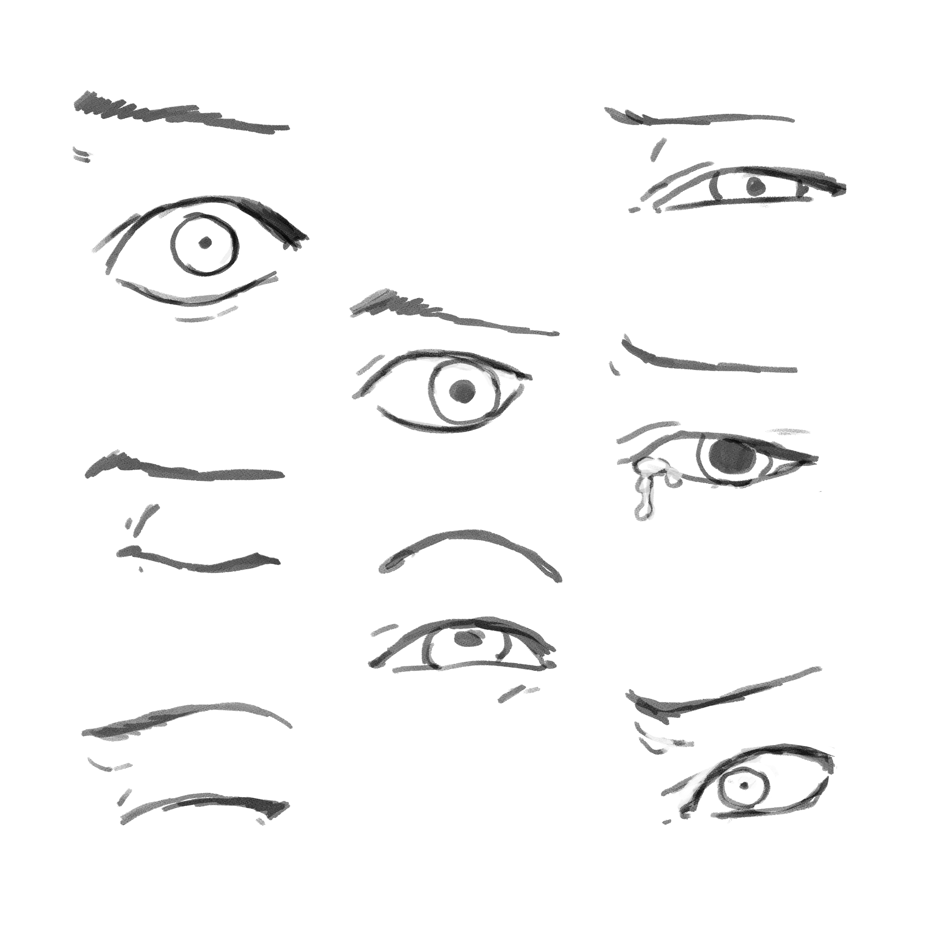 How To Draw Squinty Eyes Signalsteel19