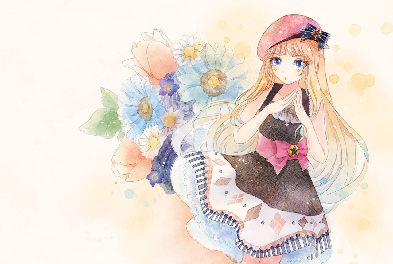 シンプルモードでの水彩画風イラスト (動画付き) by meomeongungu - お
