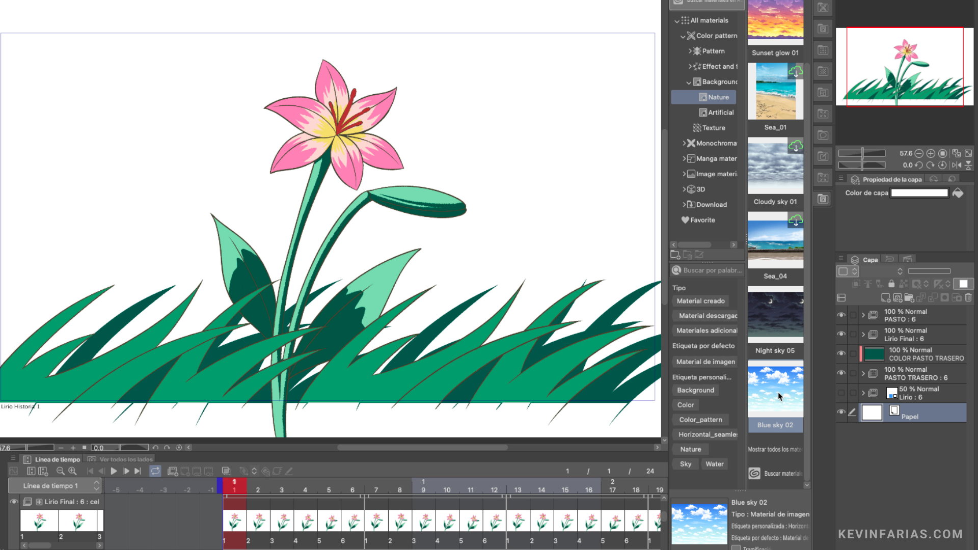 花を描いてアニメート Clipstudiopaintのアニメーション Clipstudiopaintの2dアニメーション 14 By Kevinfarias Clip Studio Tips